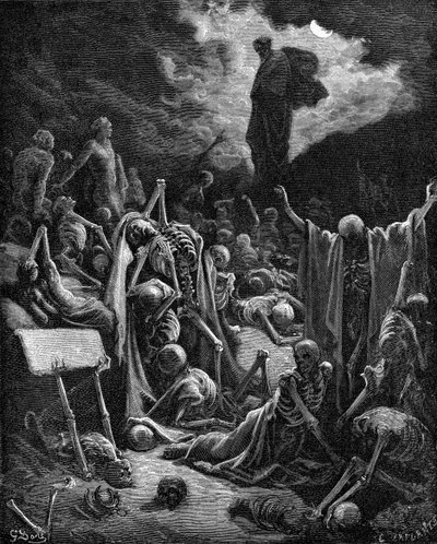 エゼキエルのビジョン 作： Gustave Dore