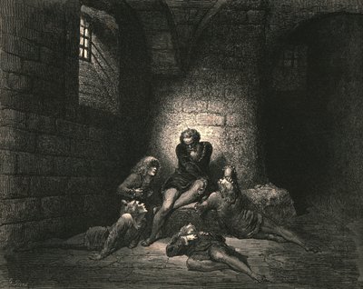 それから、彼らを悲しませないために、私は精神を静止させました、c1890。 作： Gustave Dore