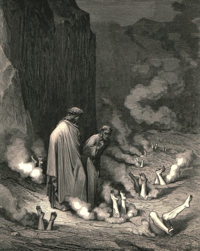 私は修道士が好きで、殺人の運命、c1890のために悲惨なことをします。 作： Gustave Dore