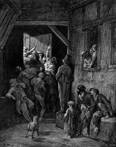 Turn him out, Ratcliff（ラットクリフ） by Gustave Doré（グスタフ・ドレ 作： Gustave Dore