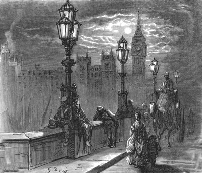 「ビクトリア堤防」、1872 年。 作： Gustave Dore