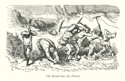 ウィンザーの森（エングレーヴィング） 作： Gustave Dore