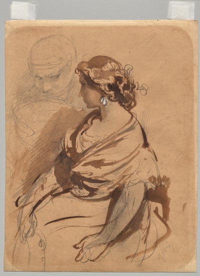 ヴァランス出身の若い女性 作： Gustave Dore
