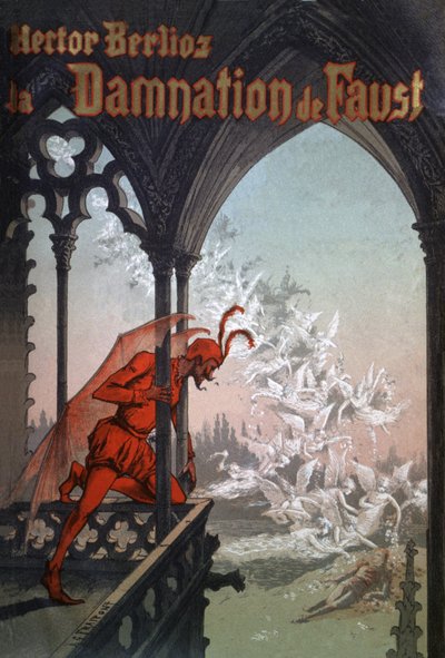 ファウストの天罰 1900年頃（挿絵） 作： Gustave Fraipont