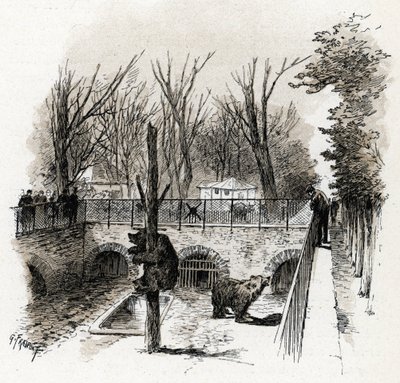 ギュスターヴ・フライポン（Gustave Fraipont、1849-1923）が描いた絵は、サン・ジュールの「La seine a travers Paris」から引用されています。 作： Gustave Fraipont