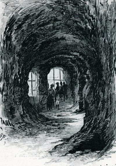 パリのトロカデロ水族館の眺め (パリのトロカデロ水族館の眺め) ギュスターヴ・フライポン (1849-1923) によるサン・ジュワールの絵 作： Gustave Fraipont