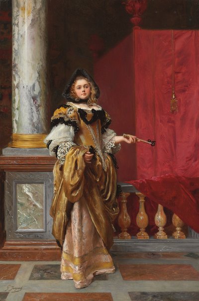 ボールに到着 作： Gustave Jacquet