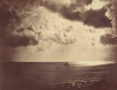 ブリッグ・オン・ザ・ウォーター、1856年。 作： Gustave Le Gray