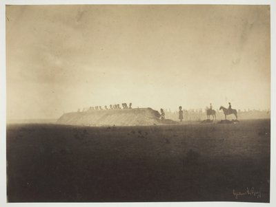 Chalons Encampment: 10 月 3 日の演習 Camp de Chalons: 1857 年 10 月 3 日の演習。 作： Gustave Le Gray