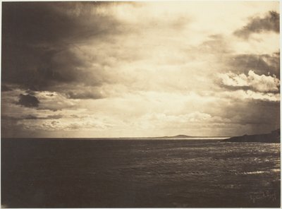 曇り空、地中海 作： Gustave Le Gray