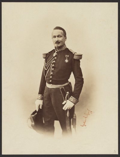 デュプッフ・ド・フェレッツ将軍 作： Gustave Le Gray