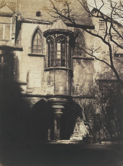 オテル ドゥ クリュニー、パリ、カリフォルニア州。 1851年 作： Gustave Le Gray