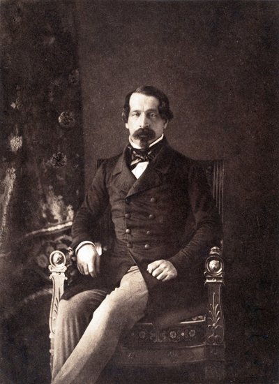 Louis Napoleon Bonaparte (1808-1873) futuro imperador Napoleão III, aqui como 1º presidente da república francesa, foto de Gustave Le Gray 作： Gustave Le Gray