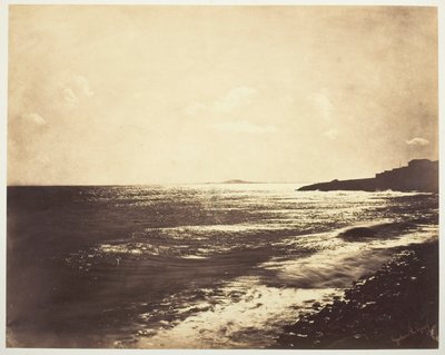 アグド山がある地中海 作： Gustave Le Gray