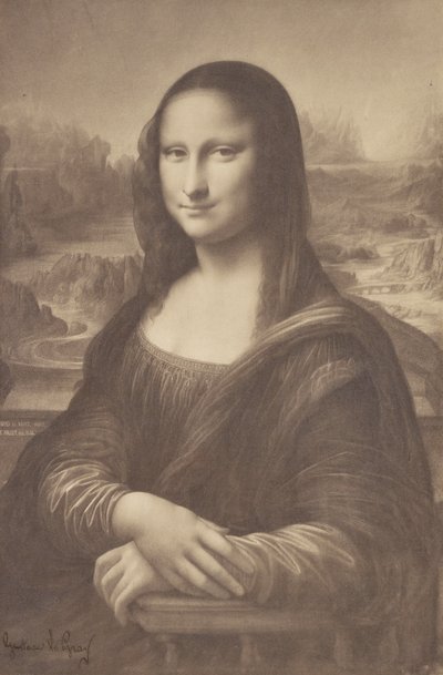 [ミレーのモナリザのデッサン]。 作： Gustave Le Gray