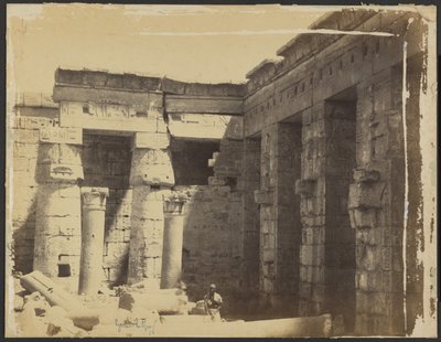[ラムセス3世の霊廟]。 作： Gustave Le Gray