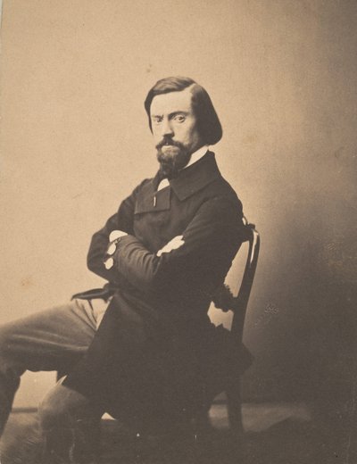 Pitre-Chevalier の肖像、カリフォルニア州。 1853年。 作： Gustave Le Gray