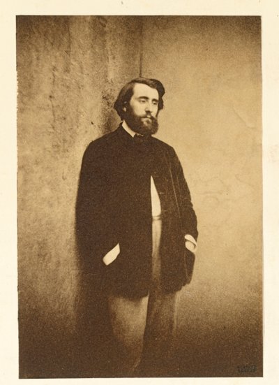 エドモンド・コティネの肖像（1824-1895） 作： Gustave Le Gray