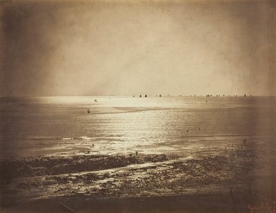 海景、ノルマンディー、185657。 作： Gustave Le Gray