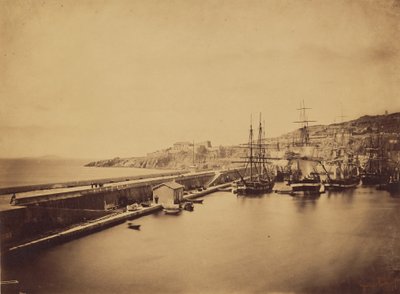 [港の船、セテ］ 作： Gustave Le Gray
