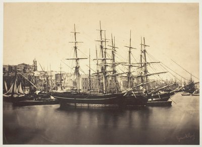 セットの港の船 作： Gustave Le Gray