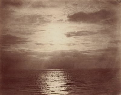 雲海における太陽の影響 作： Gustave Le Gray