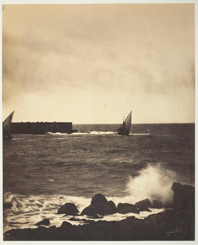 砕ける波 作： Gustave Le Gray