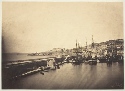 セットの桟橋 作： Gustave Le Gray