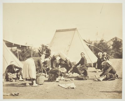 無題 [Zouaves]、1857 年。 作： Gustave Le Gray