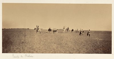 カンプ・ド・シャロンの訪問者 作： Gustave Le Gray
