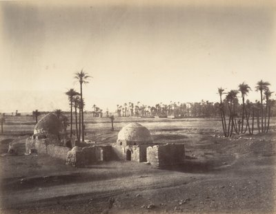 1867年、カルナック神殿からテーベ平原を撮影。 作： Gustave Le Gray
