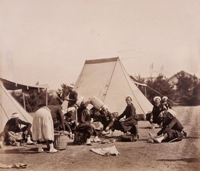 ズアーブの食事 作： Gustave Le Gray