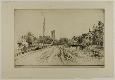新運河の閘門、トロワ 作： Gustave Leheutre