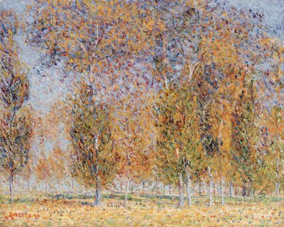 秋の印象、Saint-Cyr-Du-Vaudreuil、1899 作： Gustave Loiseau