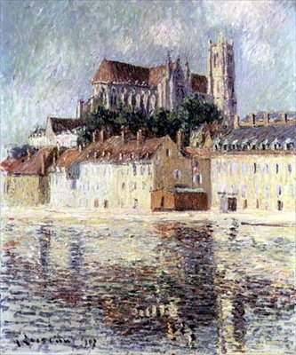 オーセール大聖堂 作： Gustave Loiseau