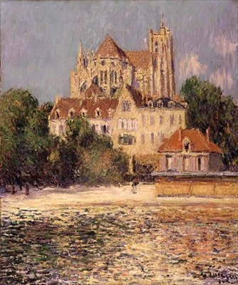 オーセール大聖堂 作： Gustave Loiseau