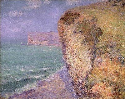 グレインヴァルの崖 作： Gustave Loiseau