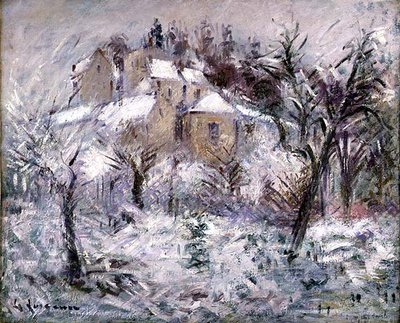 ポントワーズの家 作： Gustave Loiseau