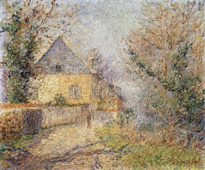 L銀行の家「ルーヴル、ウール、メゾンオルドドL」ルーヴル、1902 作： Gustave Loiseau