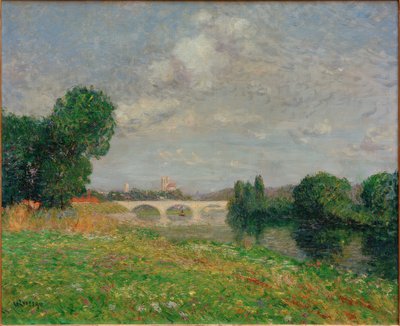 ナントのペロネ橋 作： Gustave Loiseau