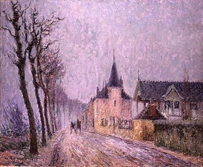 ポトワ・キー、ポントワーズ 作： Gustave Loiseau