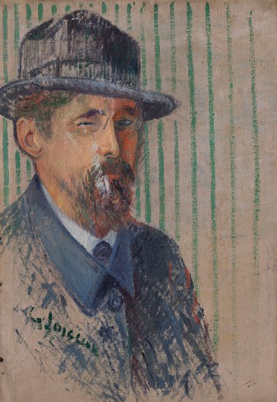 自画像、1919 年。 作： Gustave Loiseau