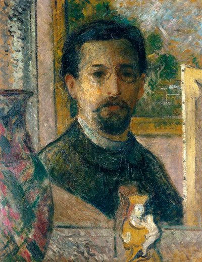 自画像、1916年頃 作： Gustave Loiseau