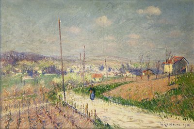 イルドフランスの春。イルドフランスの春、1916 作： Gustave Loiseau