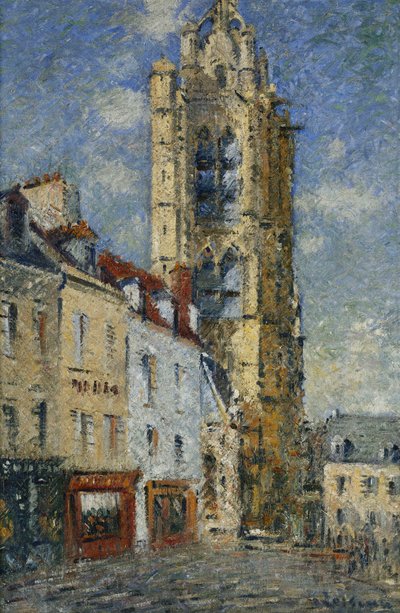 セントベルタワー、1925年 作： Gustave Loiseau