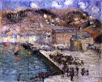 ザ・フィッシュ・マーケット 作： Gustave Loiseau