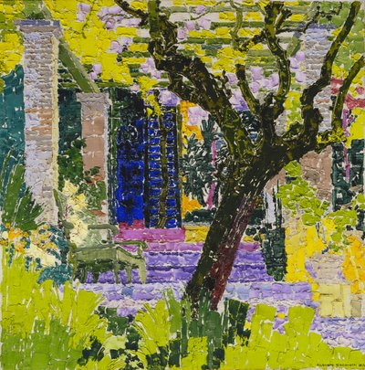 活気のある村;ルビレッジアニメ、1923年頃 作： Gustave Loiseau