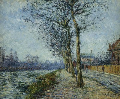 ポントワーズのオワーズ。 L "ポントワーズのオワーズ、1900 作： Gustave Loiseau