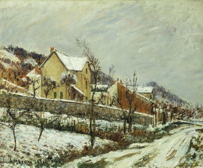 雪の村;雪の村、1911 作： Gustave Loiseau