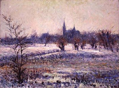 ホワイトフロスト 作： Gustave Loiseau